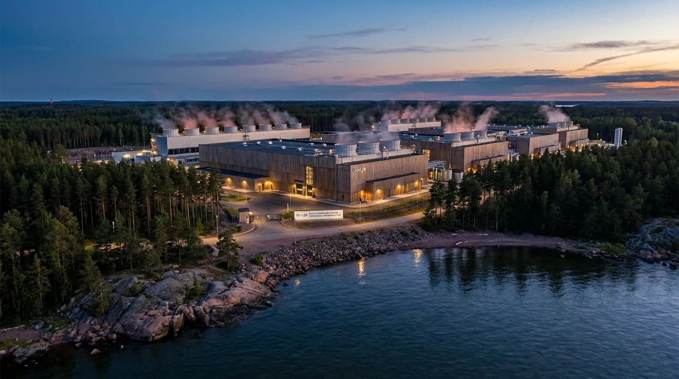 Google anuncia una inversión de 1.300 millones de euros en infraestructura de centros de datos para IA en Finlandia