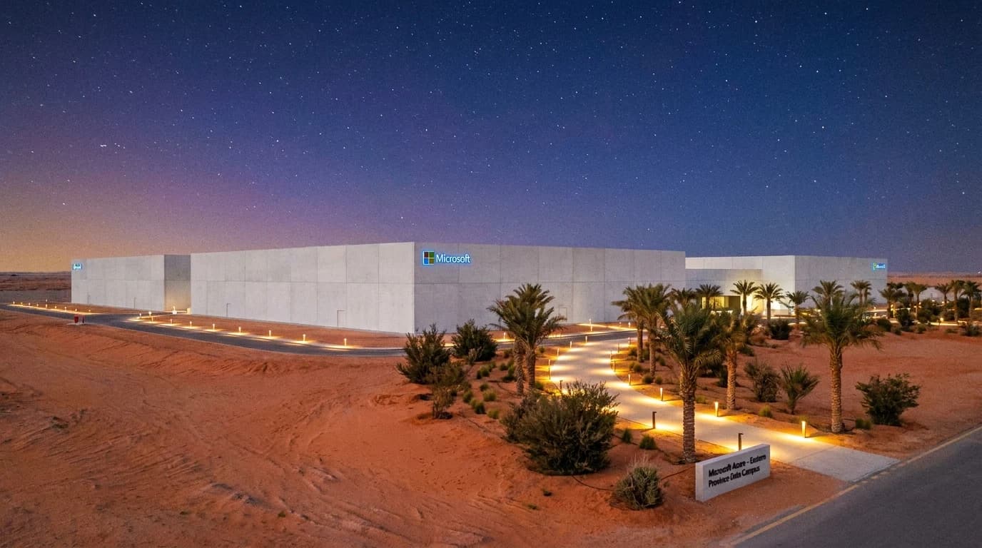 Microsoft confirma apertura de la nueva región cloud Saudi Arabia East para noviembre de 2026