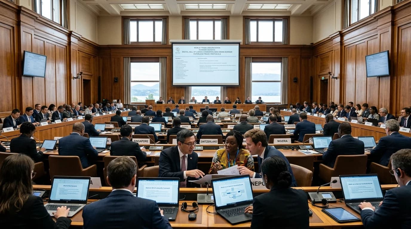 Foro de la OMC sobre Comercio Electrónico: Directrices de comercio digital sin papel abarcan el 70% del intercambio mundial