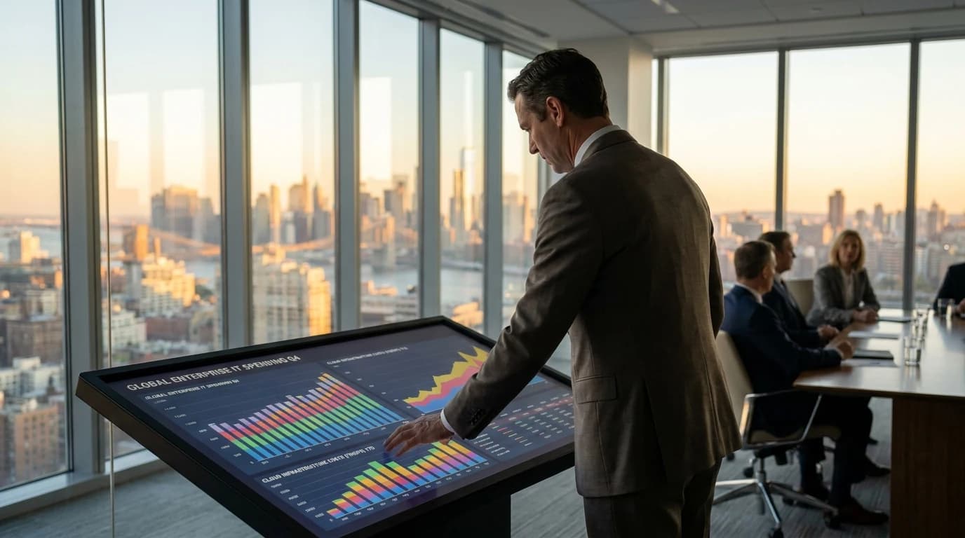 Gartner proyecta que el gasto mundial en TI alcanzará los 6.37 billones de dólares en 2026 impulsado por IA generativa, modernización cloud y disciplina FinOps