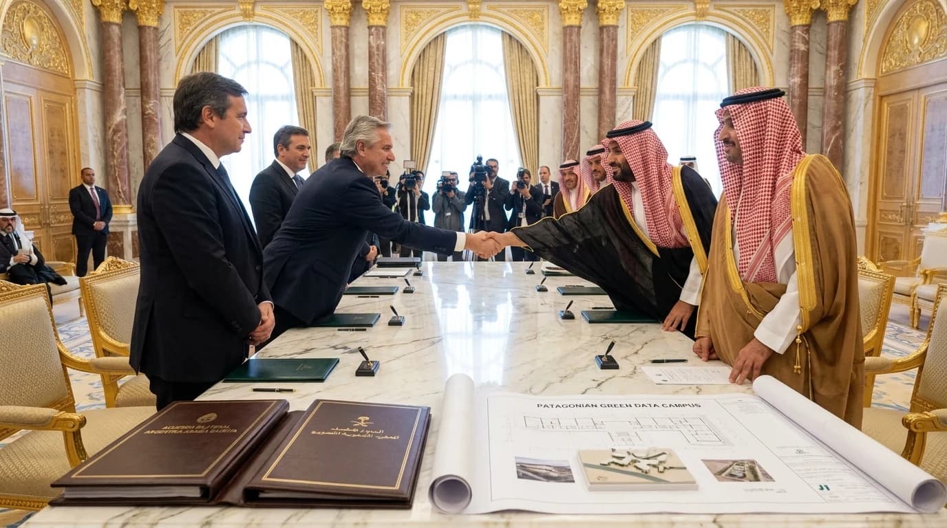 Misión oficial argentina en Arabia Saudita avanza en acuerdos de vinculación e inversiones estratégicas en centros de datos de IA