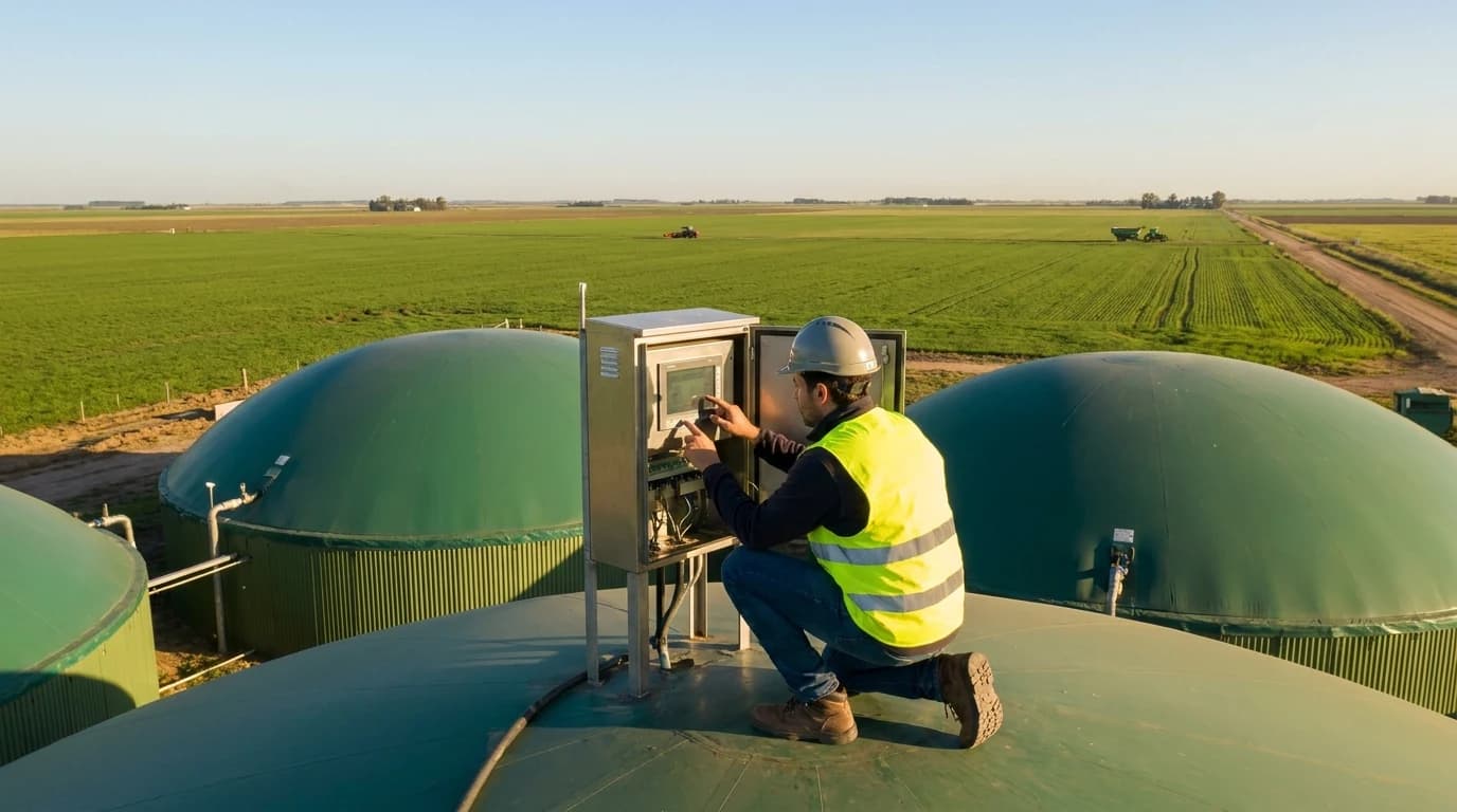 Planta de biogás en General Villegas optimiza su rendimiento energético mediante modelos de Inteligencia Artificial