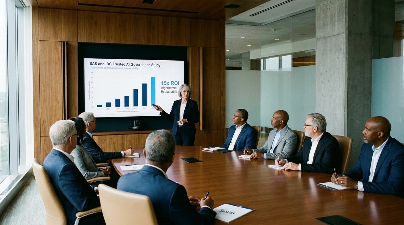 Estudio de SAS e IDC determina que la IA confiable multiplica por 15 el retorno de inversión
