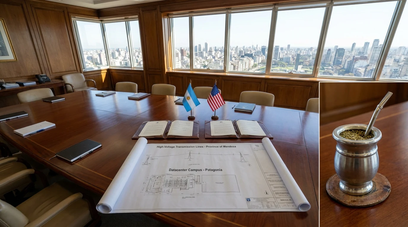 EE. UU. y Argentina anuncian un corredor bilateral de infraestructura tecnológica e inversiones por US$ 7.000 millones