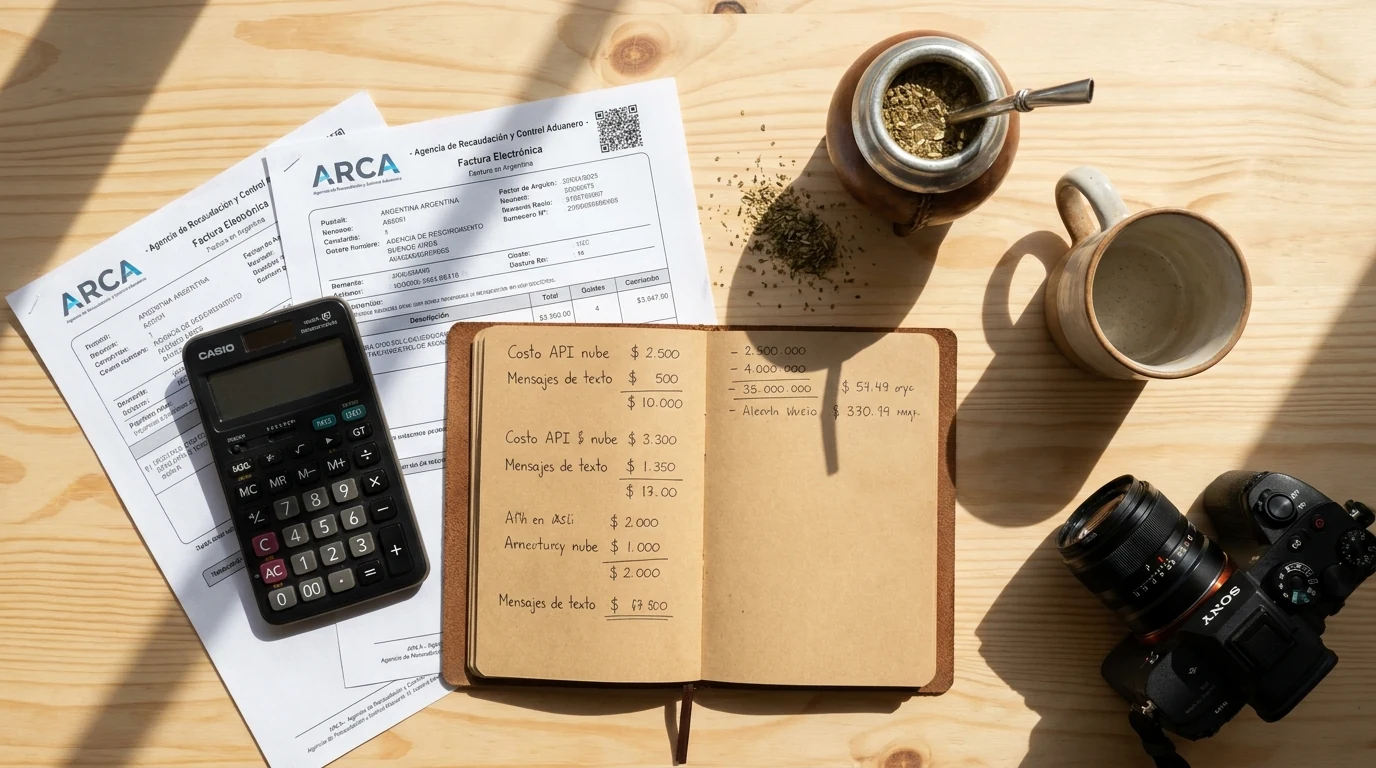 Guía económica de WhatsApp Business API en Argentina: análisis de tarifas oficiales de Meta, retenciones fiscales y optimización de costos